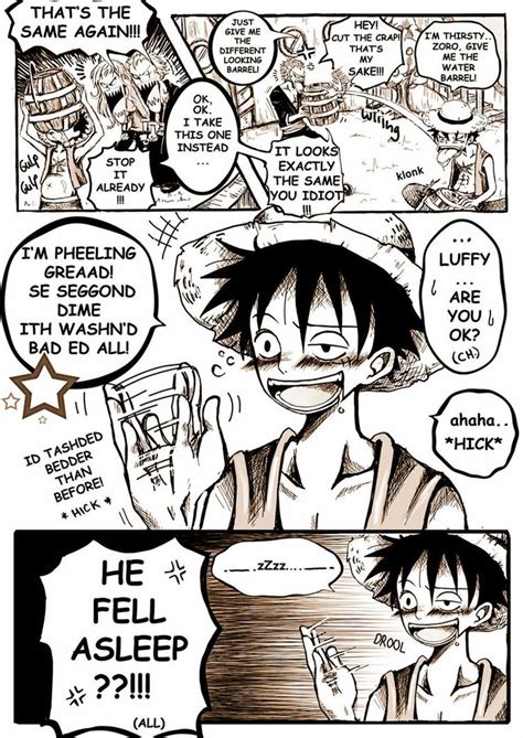The ship's captain was a woman named Alvida. Alvida orders her crew to attack the civilian cruise ship. After being given the order by Alvida, her crew cheered and they all charged at the civilian ship. They gathered all the passengers and sailors into the party room as hostages. Luffy wakes up with a headache.